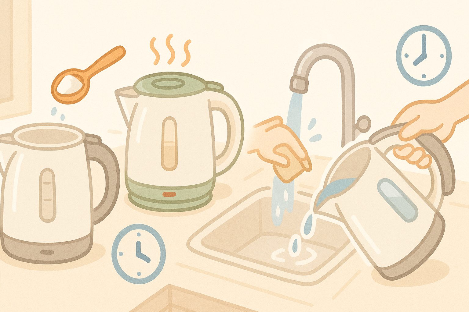 ポットを自分で簡単に消毒する方法