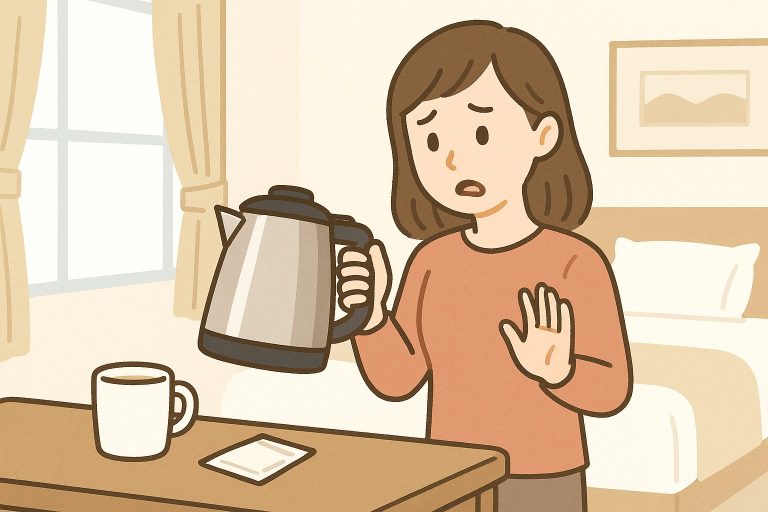ホテルのポットを使わない方がいい理由