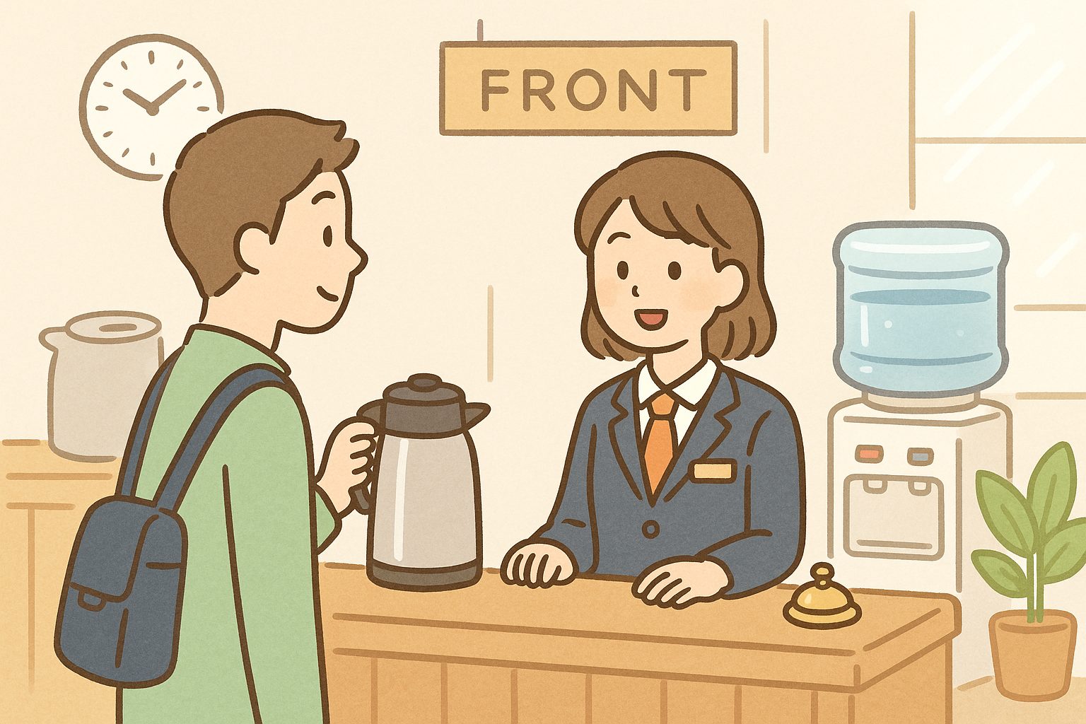 なぜホテルで安全なお湯サービスが頼める？